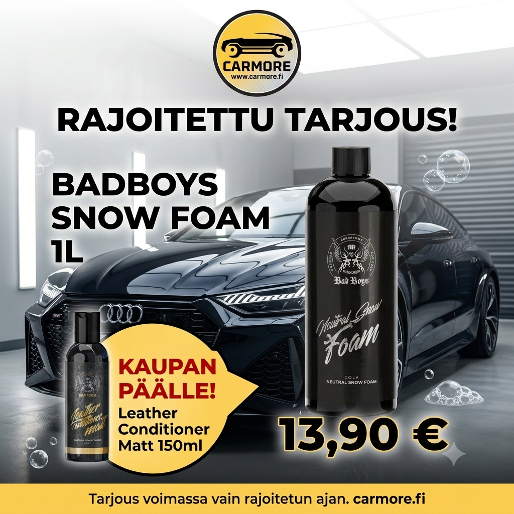 BadBoys Neutral Snow Foam 1L + Leather Conditioner 150ml