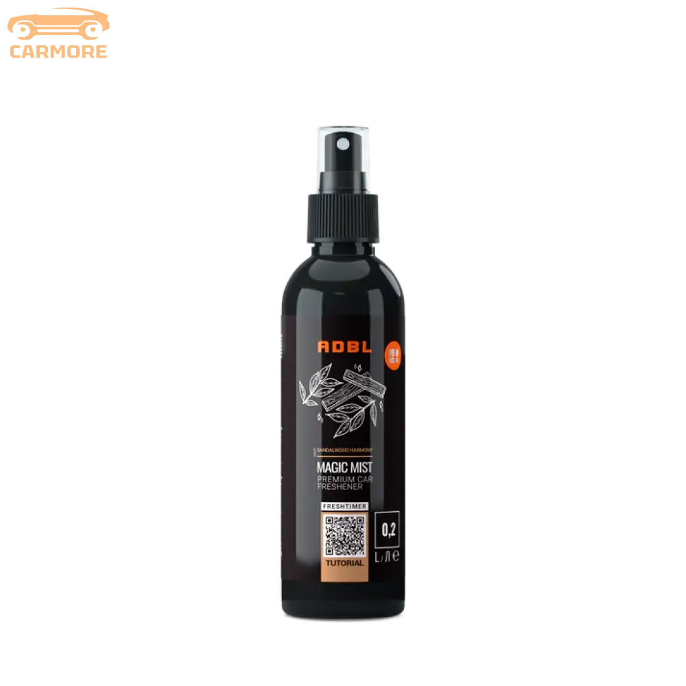 ADBL Magic Mist Sandalwood Harmony premium car air freshener spray bottle