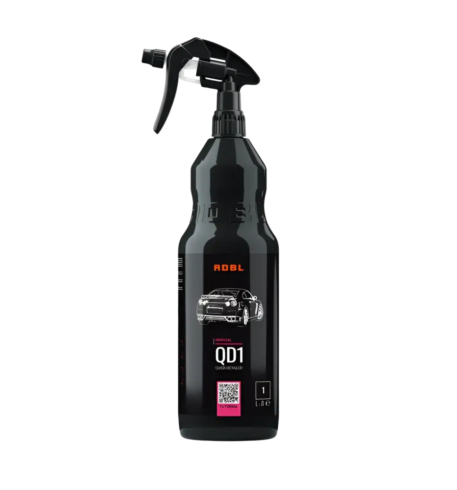 Black 1L ADBL QD1 tropical quick detailer spray bottle for car cleaning and detailing