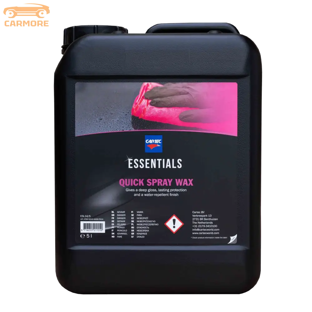 Cartec Quick Spray Wax - Quick Spray Wax 5ltr