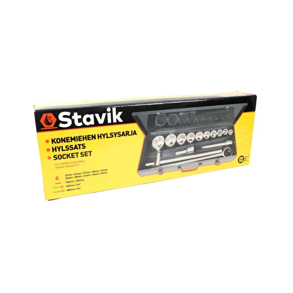 Stavik 3/4’’ Konemiehen hylsysarja 14-osainen