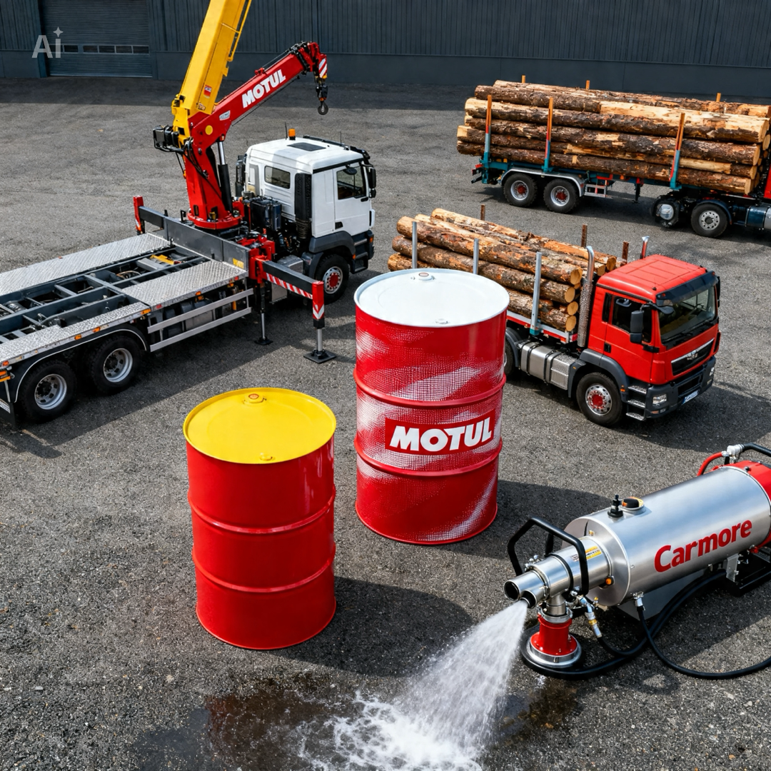 Raskaan kaluston hydrauliikkaöljyt Carmoresta