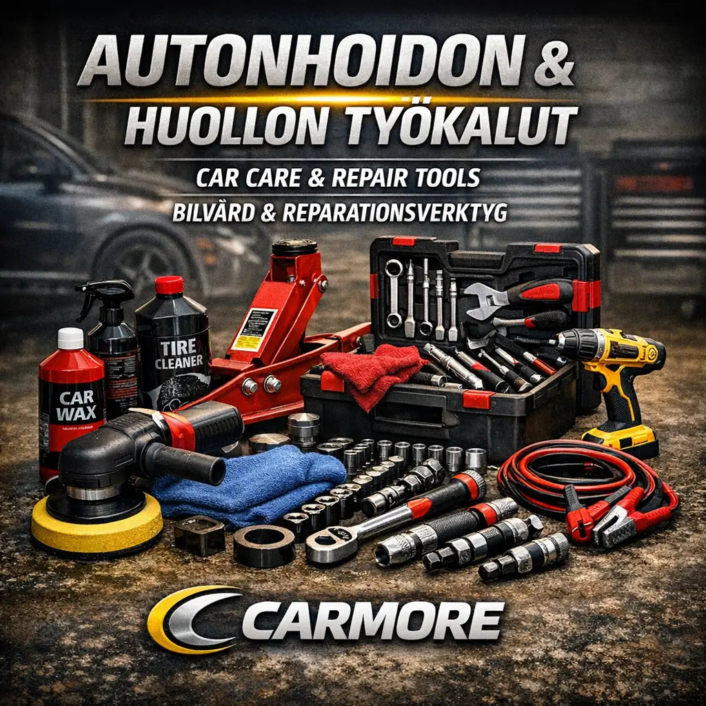 Autonhoidon ja huollon työkalut harrastajille