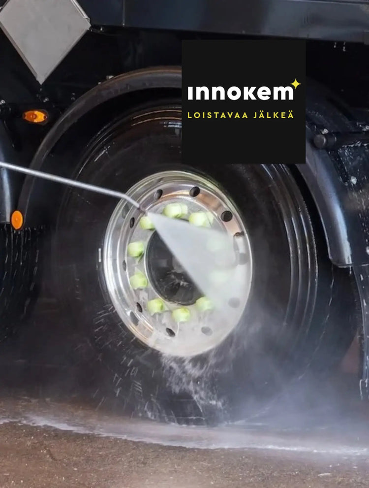 Innokem ympäristöystävälliset raskaan kaluston pesuaineet kuljetusyrityksiin ja rekkapesuihin Carmoresta