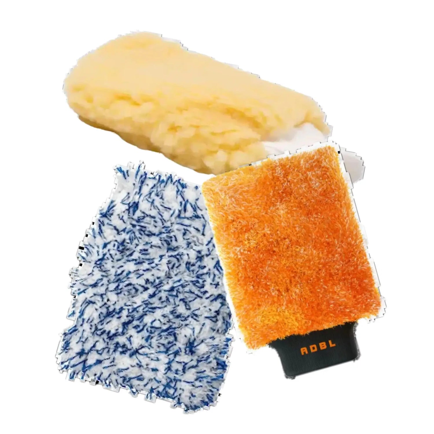 Pesukintaat ja sienet auton pesuun