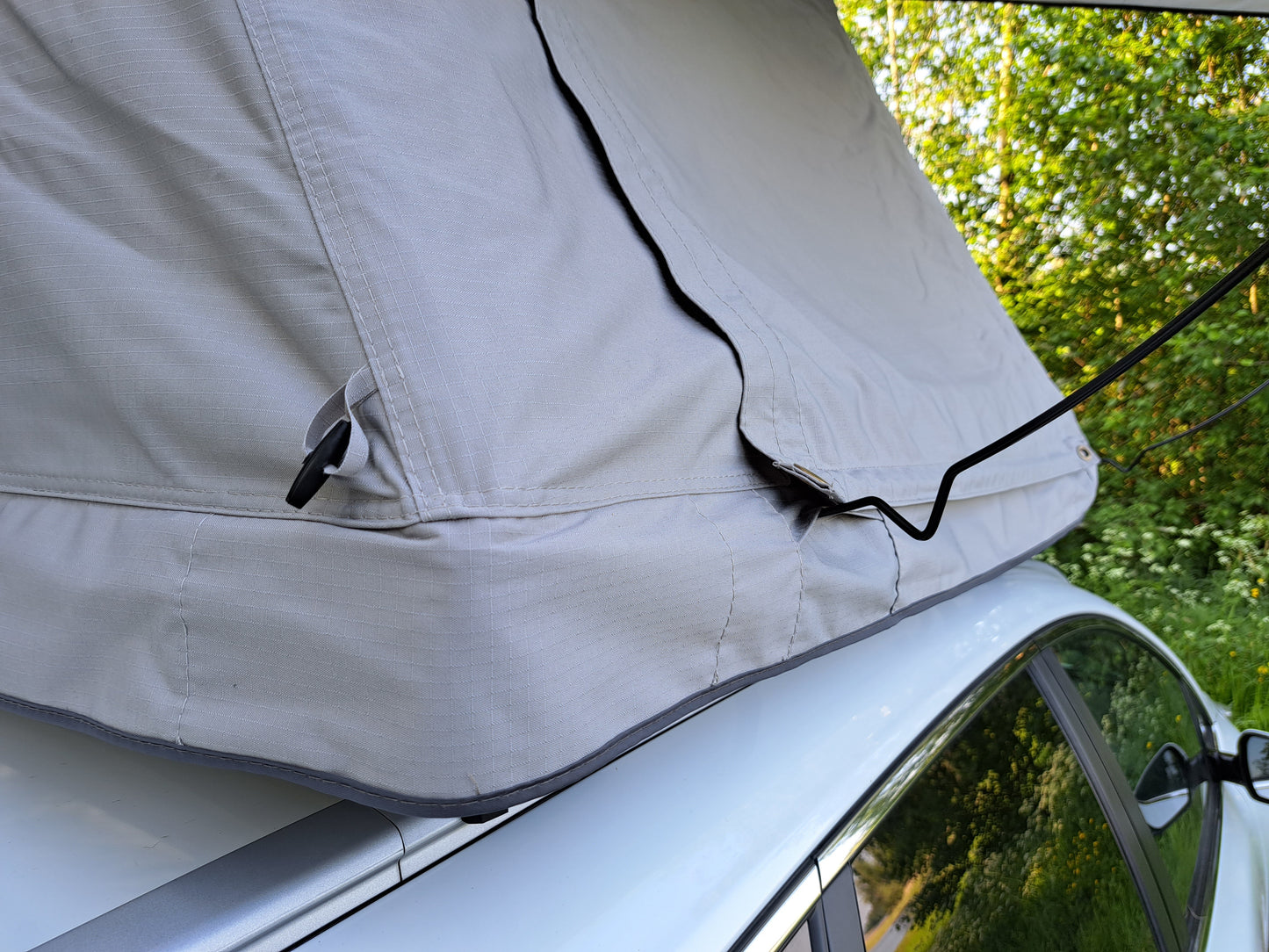 ILMA Auton kattoteltta pitkä 1.6 HARMAA