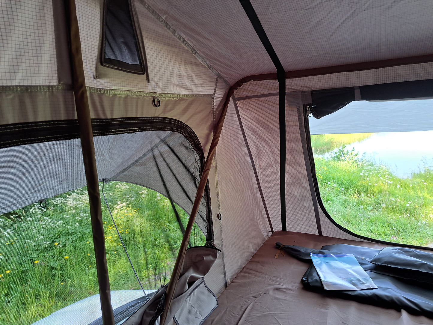 ILMA Auton kattoteltta pitkä 1.4 HARMAA