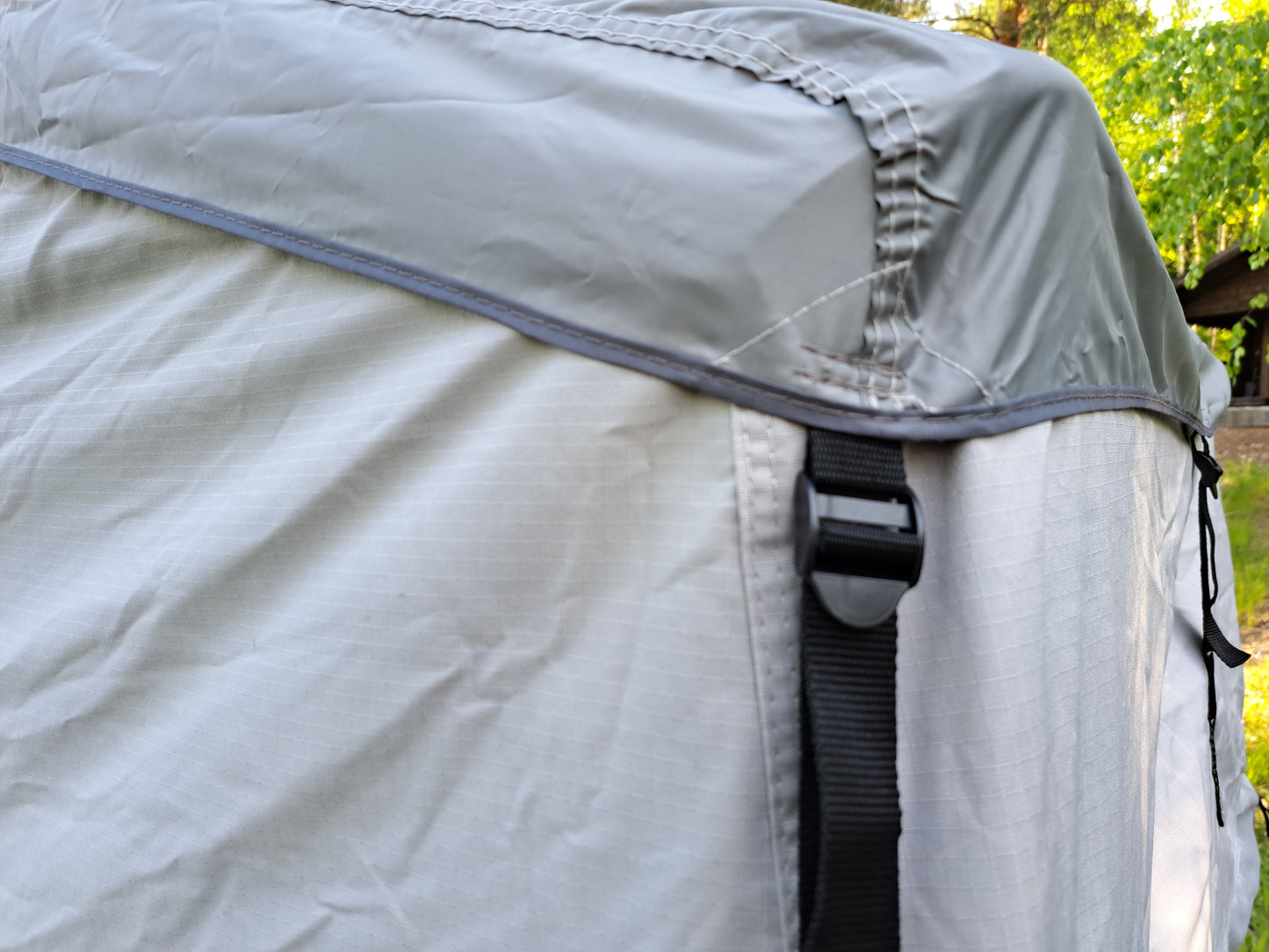 ILMA Auton kattoteltta pitkä 1.4 HARMAA