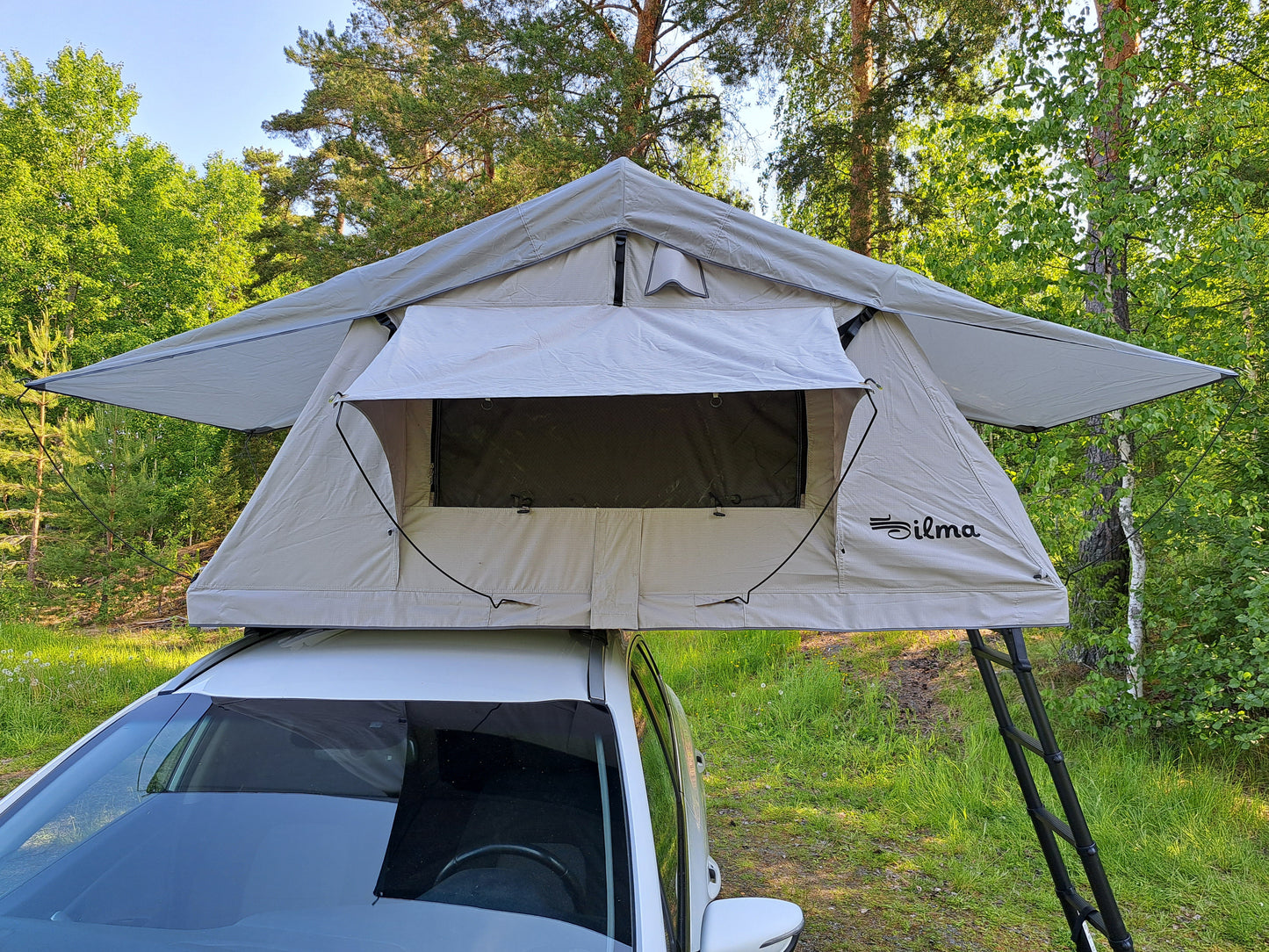 ILMA Auton kattoteltta lyhyt 1.4 HARMAA