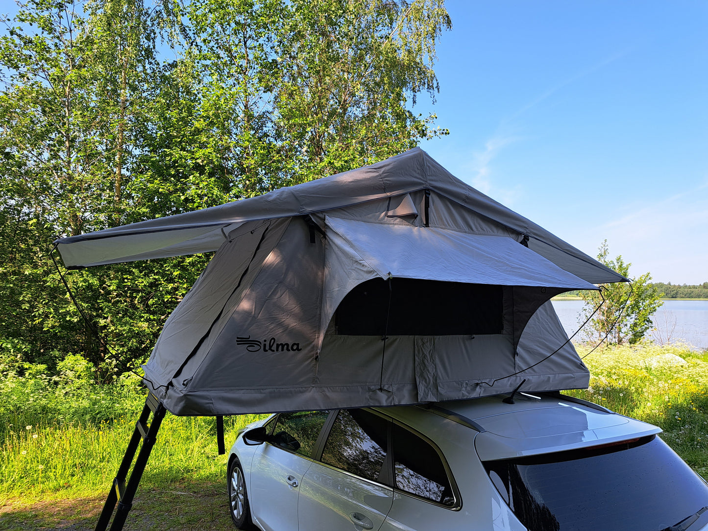 ILMA Auton kattoteltta lyhyt 1.4 HARMAA