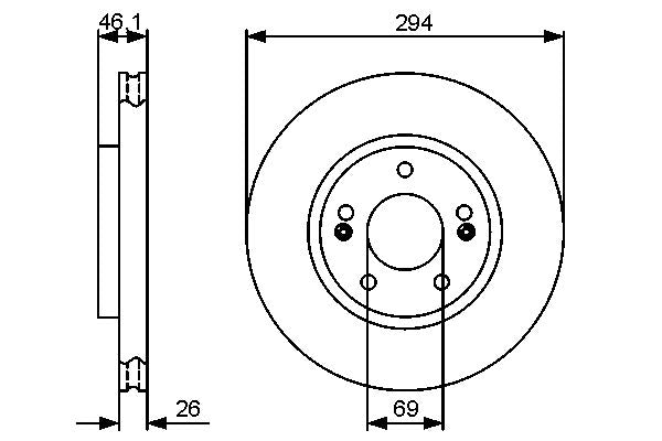 Bremžu diski - 0 986 479 434