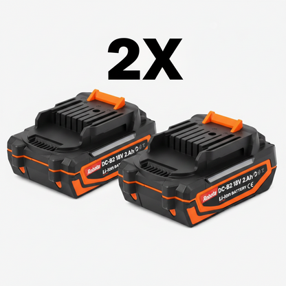 2 x Robota DC-B2 18V 2Ah akku