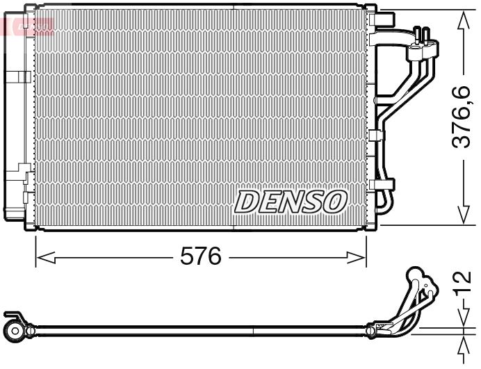 Lauhdutin, ilmastointilaite - DCN41010