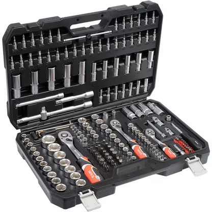 Yato Socket Set 173 pcs 1/4″ + 3/8″ + 1/2″ AS-Drive