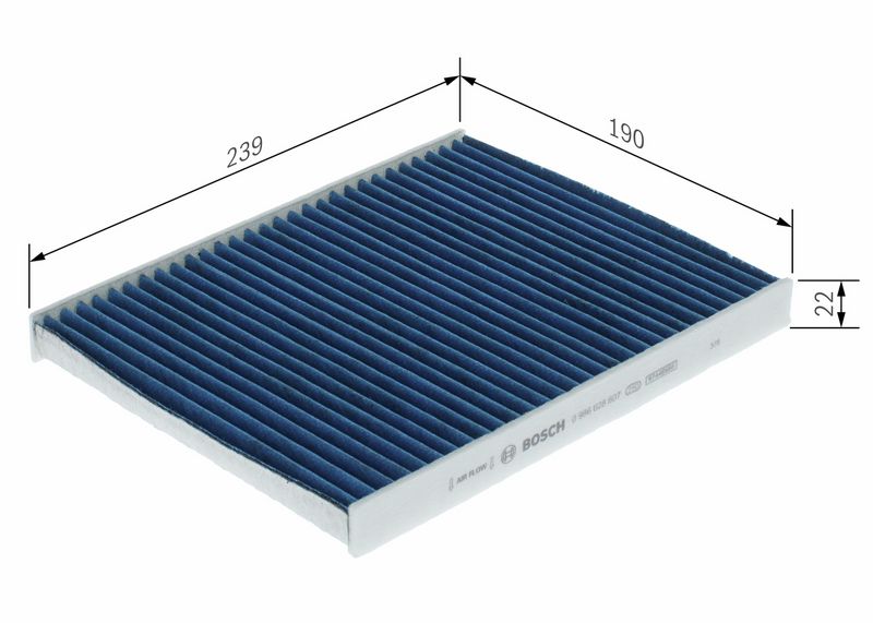 Salona filtrs - 0 986 628 607