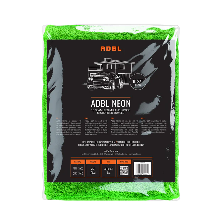 ADBL Mikrokuituliina 250GSM 10kpl Neon
