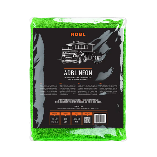 ADBL Mikrokuituliina 250GSM 10kpl Neon