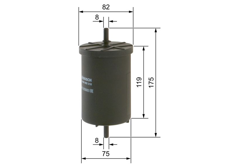 Polttoainesuodatin - 0 450 905 318
