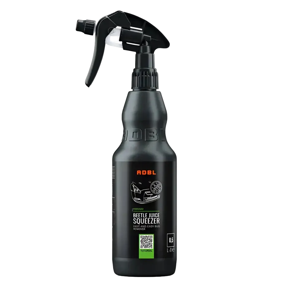 ADBL Beetle Juice Squeezer black spray bottle fast easy bug remover car cleaning