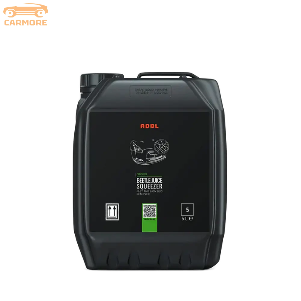 ADBL Beetle Juice Squeezer 5L fast and easy bug remover container with car and wheel icon