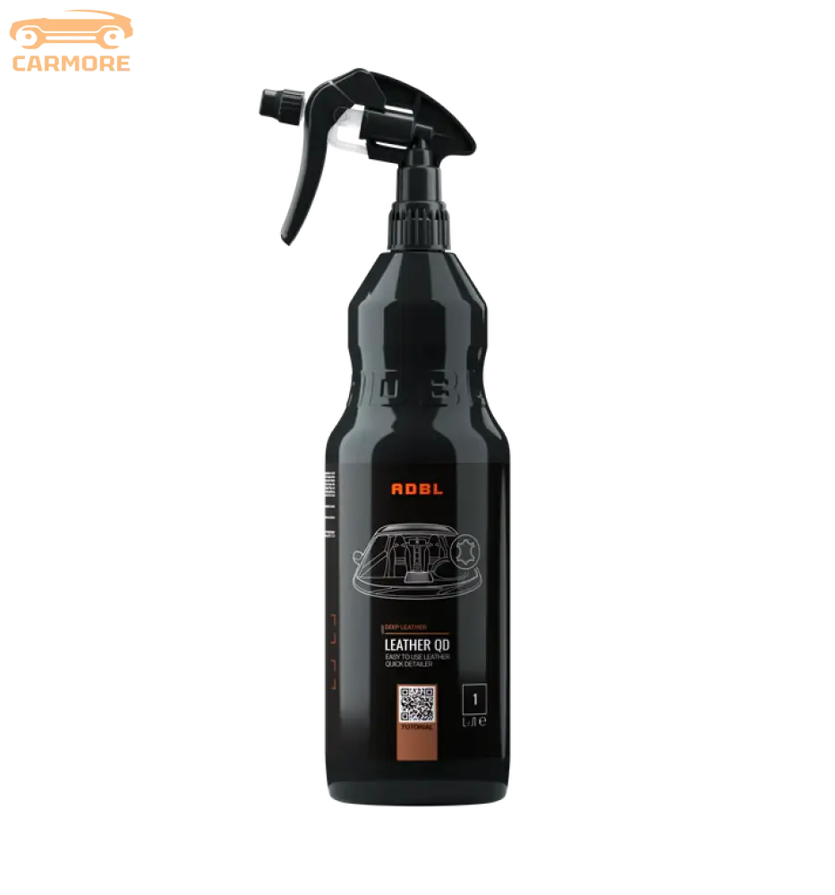 ADBL Leather QD black spray bottle quick detailer for deep leather care