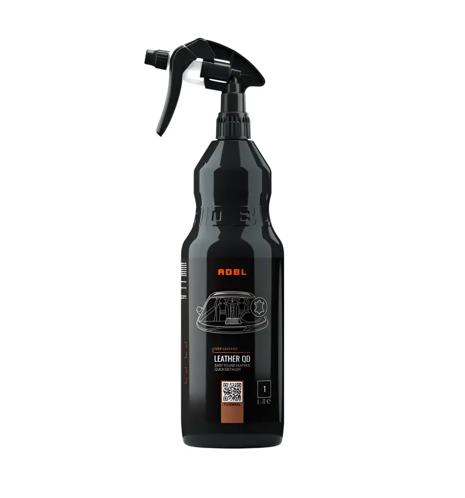 ADBL Leather QD black spray bottle quick detailer for deep leather care