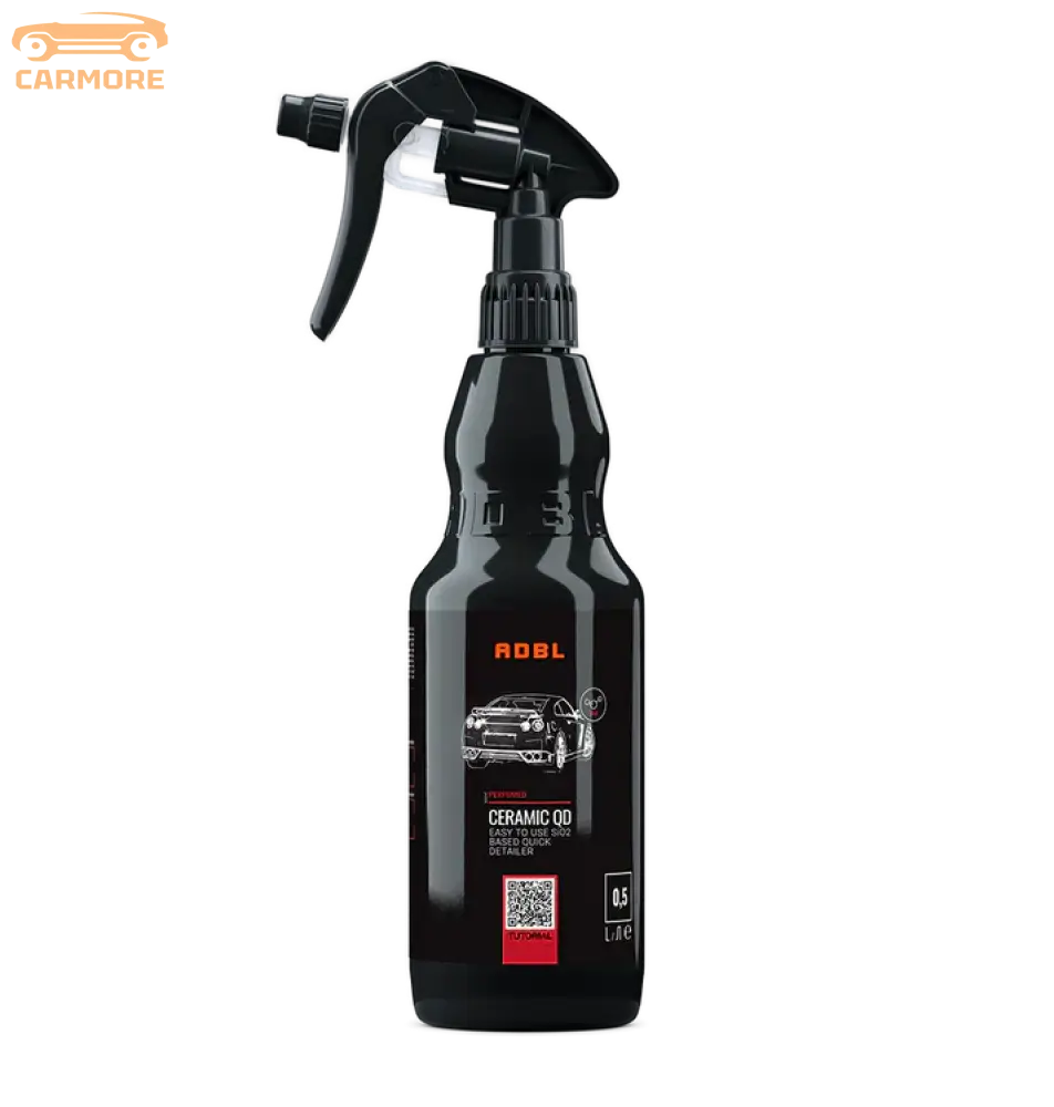 ADBL Ceramic QD black spray bottle for quick car detailing and protection, 0.5L
