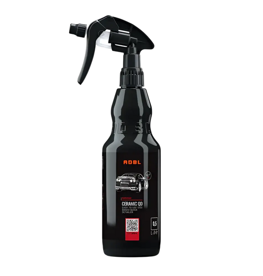 ADBL Ceramic QD black spray bottle for quick car detailing and protection, 0.5L