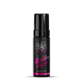 Black bottle of badboys alcantara cleaner foamer 150ml with glossy black cap and vibrant pink label text