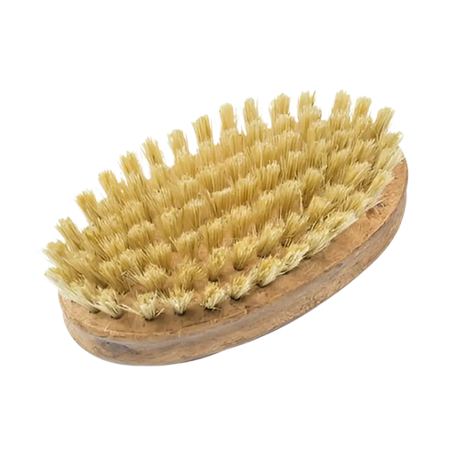 BadBoys Oval Leather Brush - Nahanhoitoharja