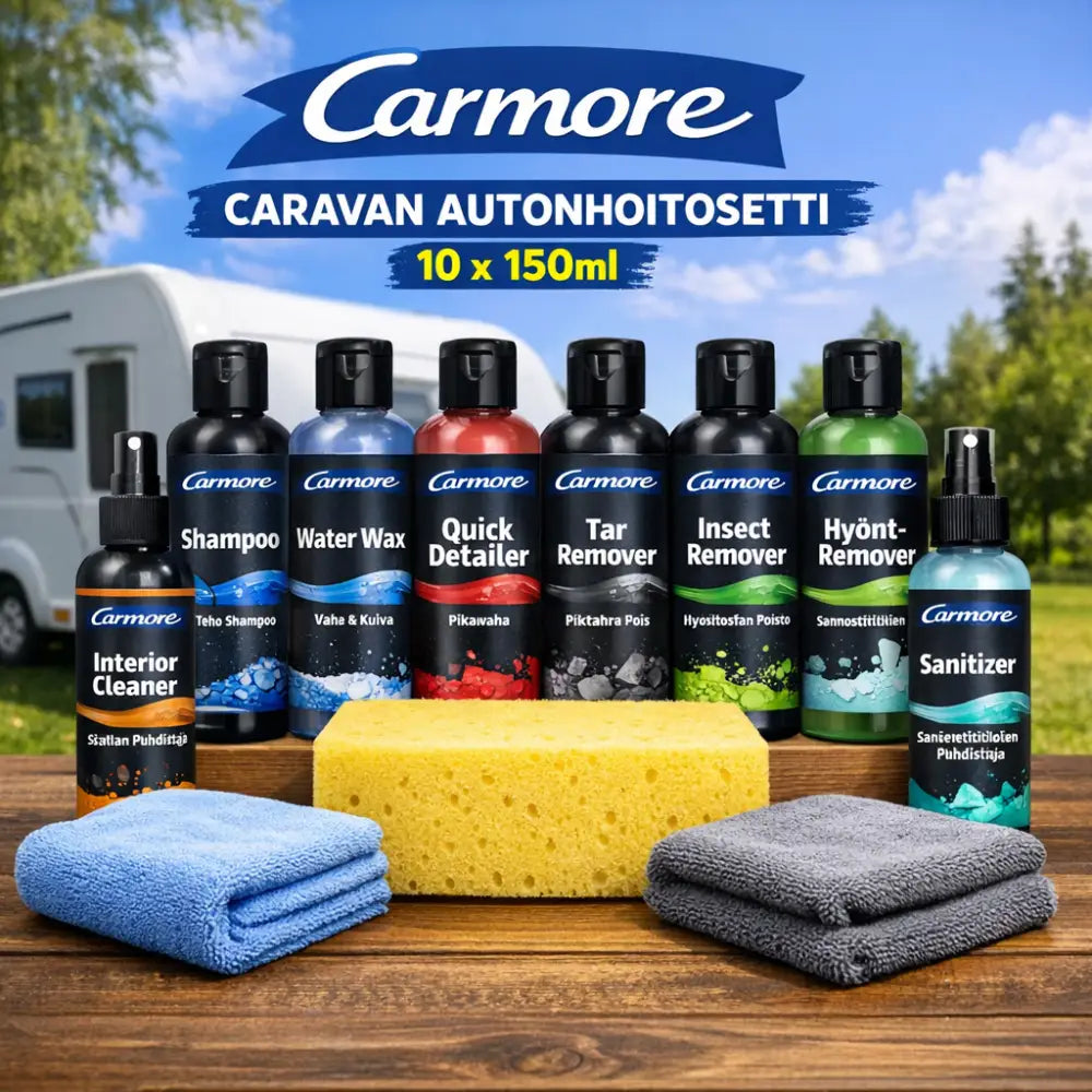 Carmore Caravan autonhoitosetti 10x 150ml