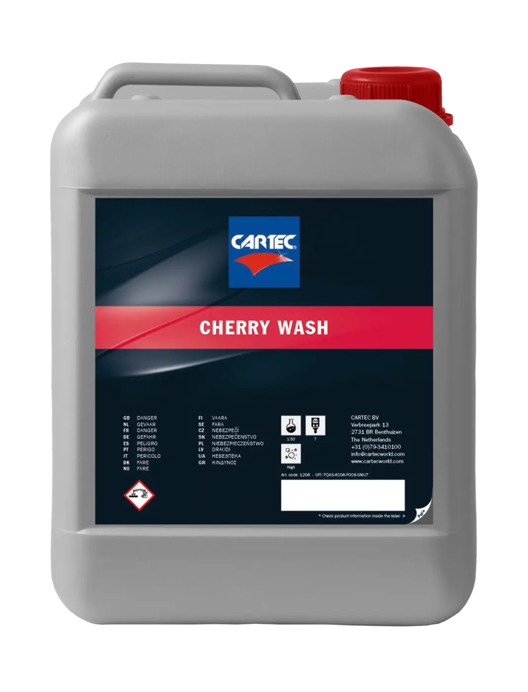 Cartec Cherry Wash / Vaahtoshampoo tuoksulla - 10L