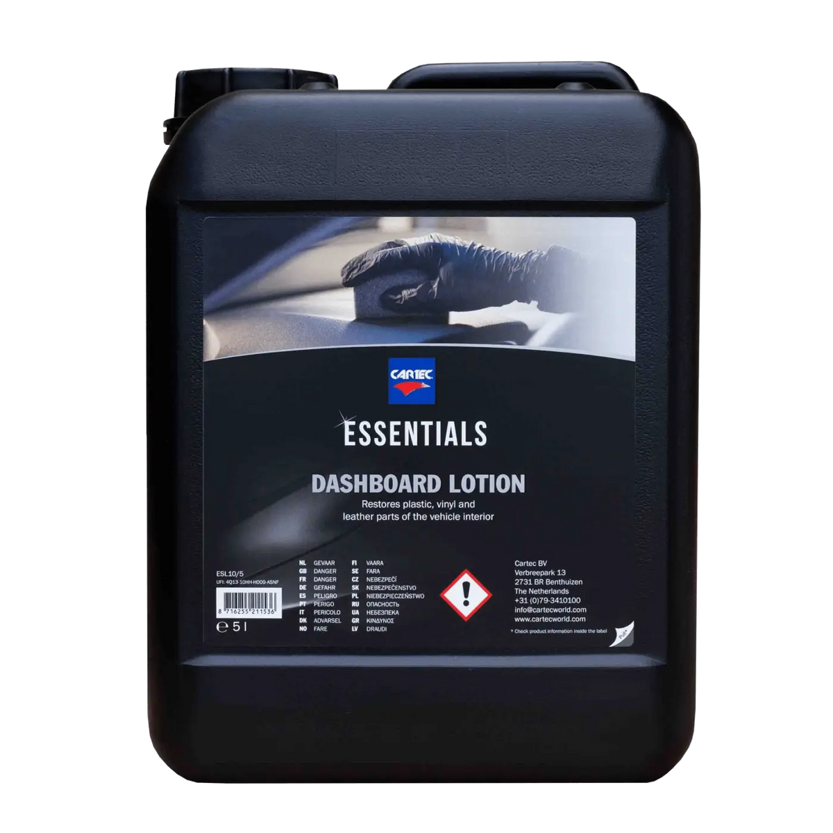 Cartec Dashboard Lotion - Dashboard Lotion 5ltr