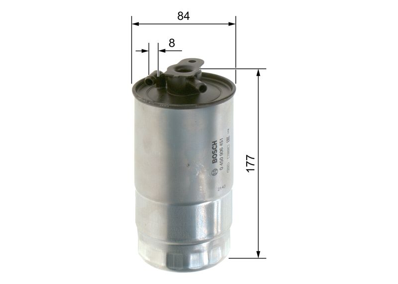 Polttoainesuodatin - 0 450 906 451