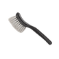 Gtools rengaspuhdistusharja 22cm mustalla muovikahvalla ja tiheillä valkoisilla harjaksilla