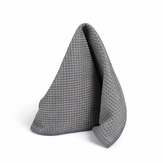 Gtools vohvelikuvioinen mikrokuituliina auton laseille harmaa 40x40 cm tehokkaaseen puhdistukseen