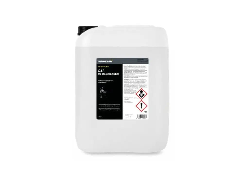 INNOKEM 10 Degreaser Kylmärasvanpoistoaine - Emulgoituva ja vähäaromaattinen liuotinpesuaine - 20L