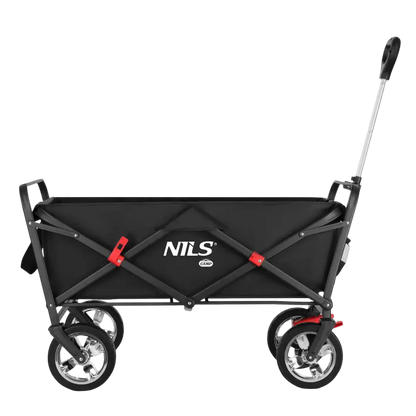Musta vetokärry 120l NC2603 NILS CAMP - Vetokärry
