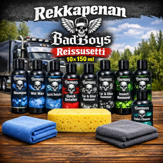 Rekkapenan BadBoys reissusetti 10x 150ml