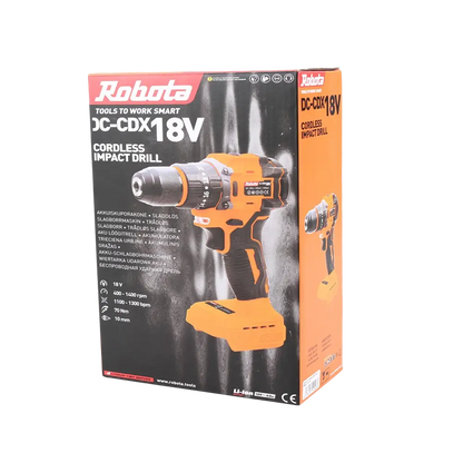 Robota DC-CDX18V akkuporakone 10mm runko - Akkuporakone
