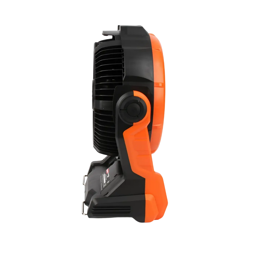 Robota dc-wf18v akkutuuletin oranssi mustalla rungolla ja kestävällä ergonomisella muotoilulla