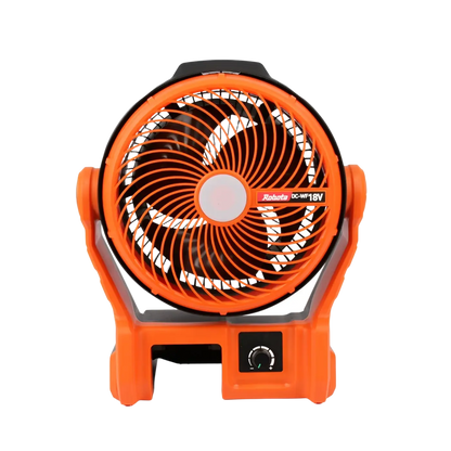 Robota dc-wf18v akkutuuletin oranssin ja mustan muovisen rungon ja säädettävän nopeuden kanssa