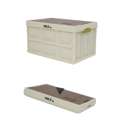 Taitettava säilytyslaatikko kannella 2in1 15ltr - Säilytyslaatikko caravan