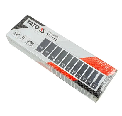 Yato Syvähylsysarja 1/2″ 11-os 10-24 mm CrMo SCM-440