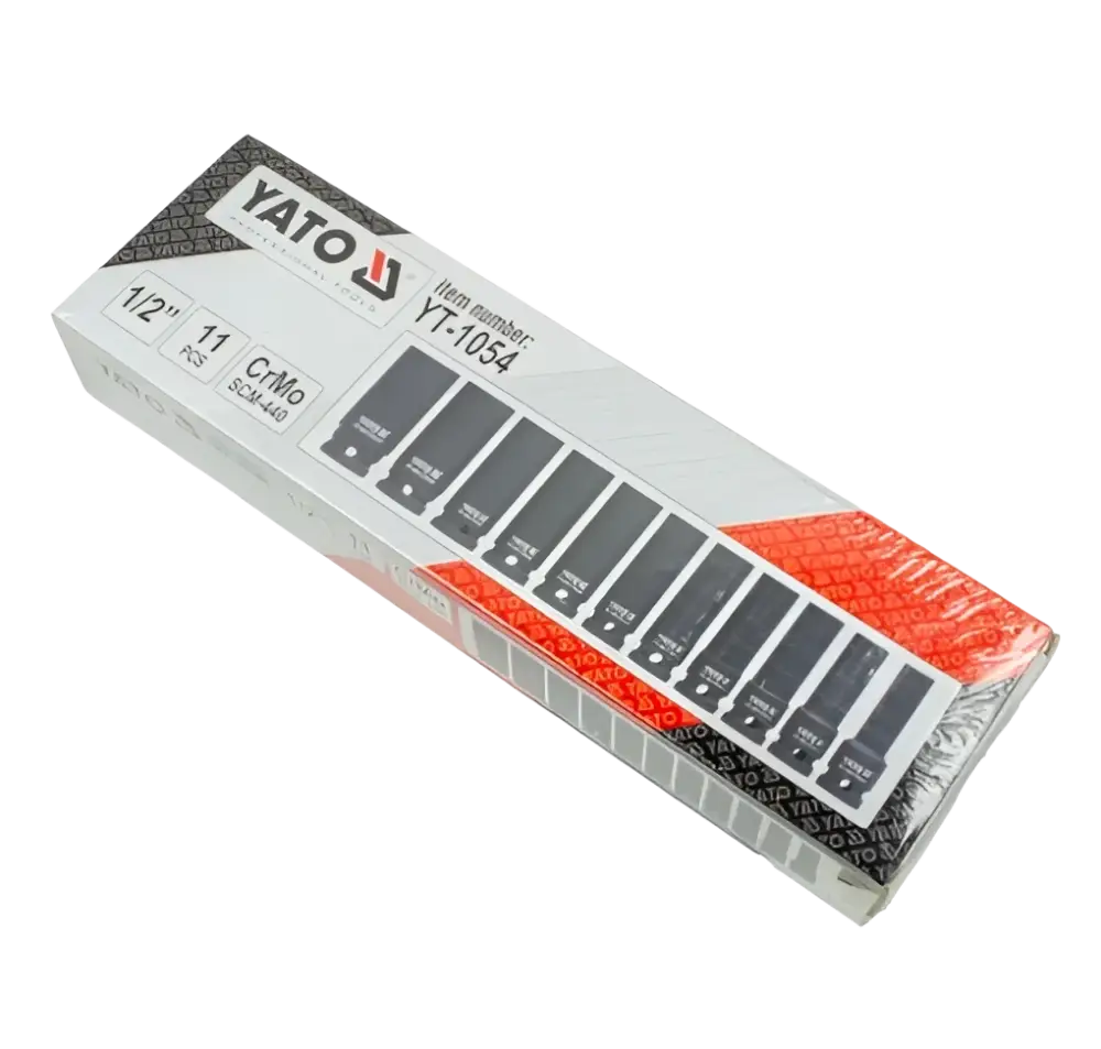 Yato Syvähylsysarja 1/2″ 11-os 10-24 mm CrMo SCM-440