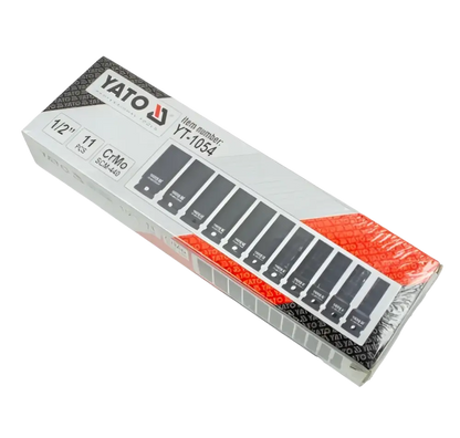 Yato Syvähylsysarja 1/2″ 11-os 10-24 mm CrMo SCM-440